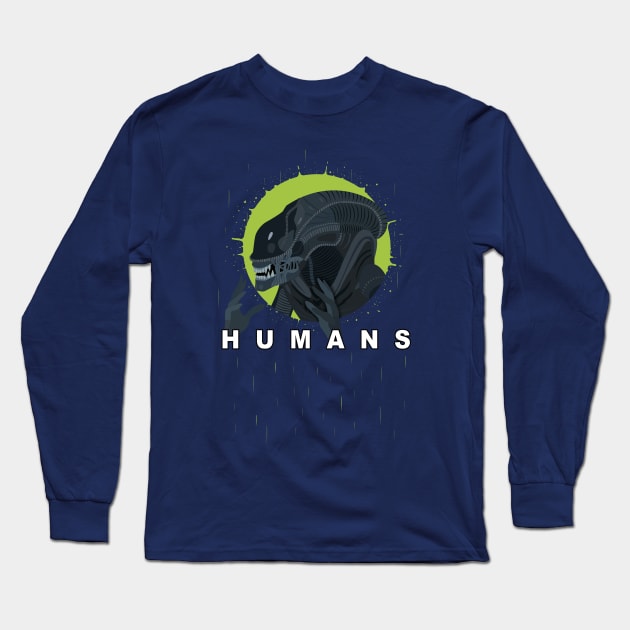 HUMANS Long Sleeve T-Shirt by atizadorgris